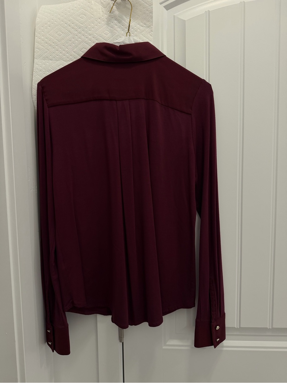 maroon blouse - Picture 6 of 7
